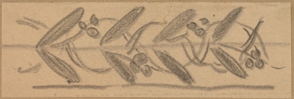 Study for a Border Design, 1890/1897.