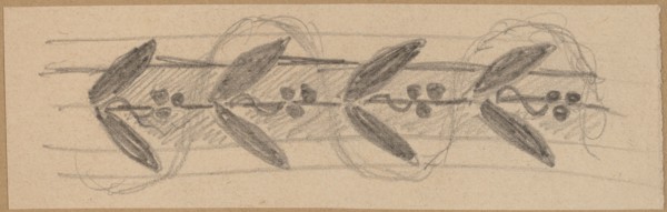 Study for a Border Design, 1890/1897.