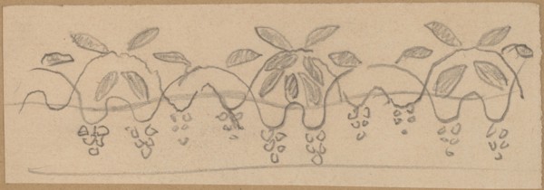 Study for a Border Design, 1890/1897.