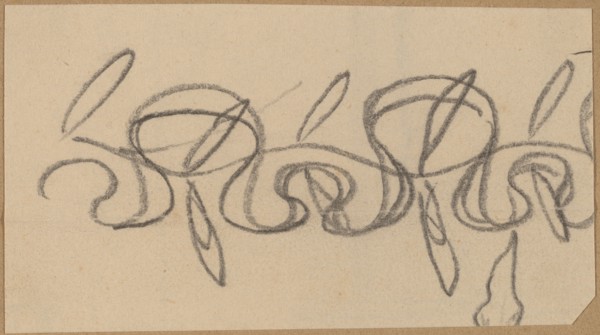Study for a Border Design, 1890/1897.