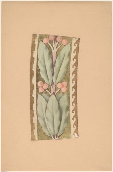 Study for a Border Design, 1890/1897.
