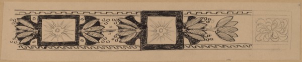 Study for a Border Design, 1890/1897.