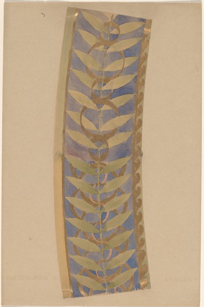 Study for a Border Design, 1890/1897.