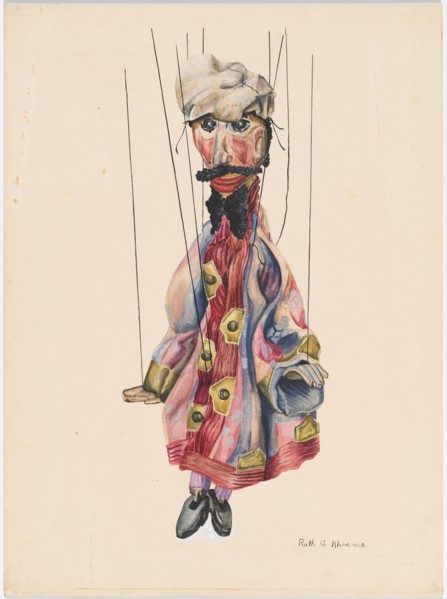David and Goliath Marionette, c. 1937.