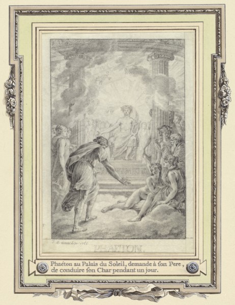 Phaeton au Palais du Soleil ..., 1766.