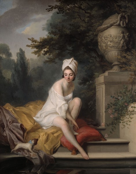 La Baigneuse, 18th century. The bather.