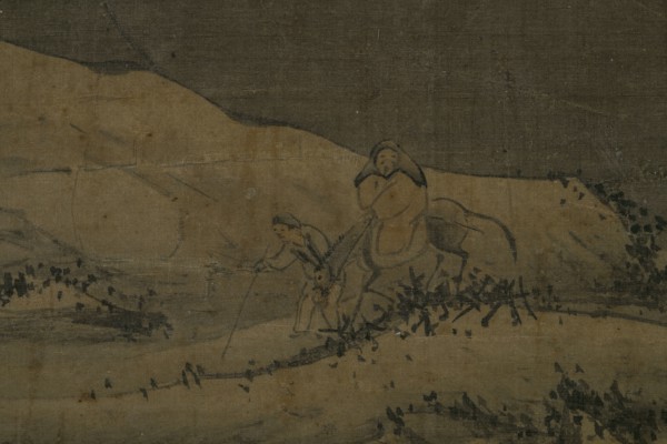Snowy landscape, between 1368 and 1644.