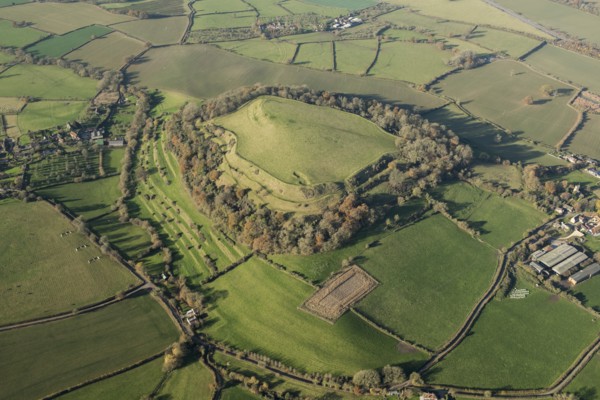 Cadbury Castle hillfort, Somerset, 2016.