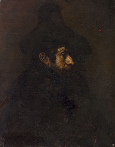 Man with a big hat, between 1860 — 1870.