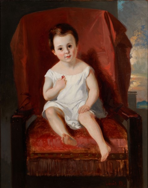 Adèle à la cerise, between 1831 and 1832.