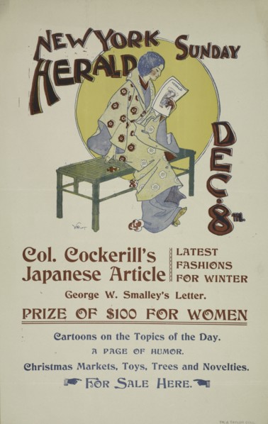New York Sunday herald. Dec. 8th., c1895.