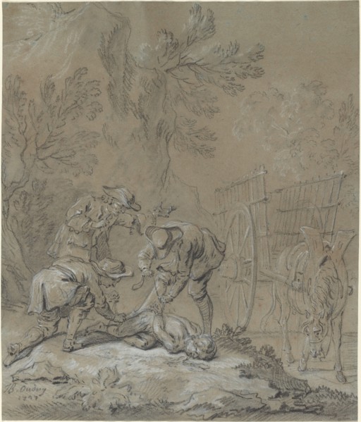 Ragotin lie par les parents du fou, 1727.