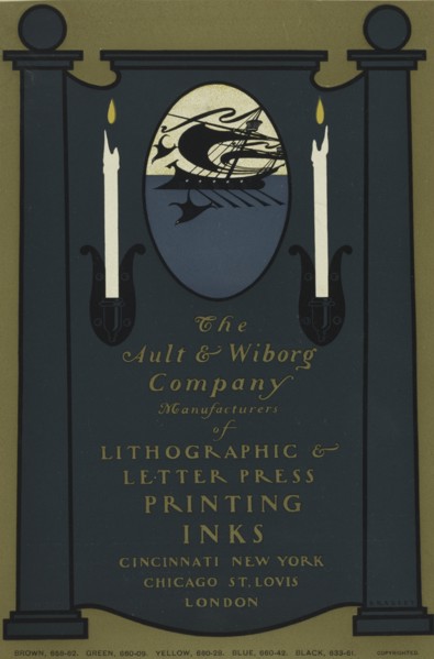 The Ault & Wilborg Company, c1894 - 1896.