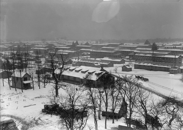 Camp Meade, Maryland - Winter Views, 1917.