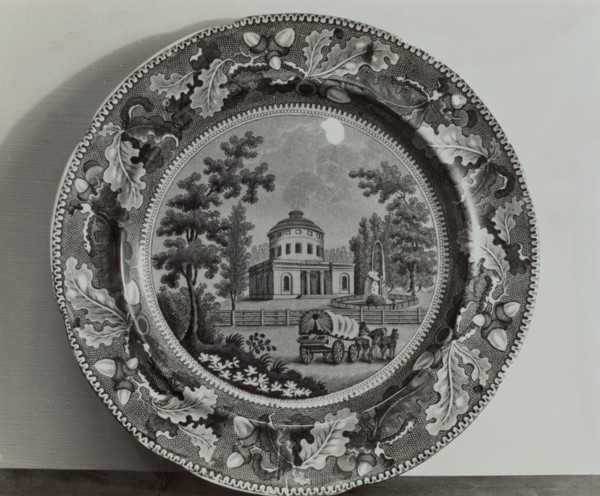 Plate - Waterworks, Philadelphia, c. 1936.