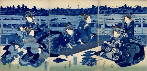 Karitaku no yujo, 1835. Private Collection.