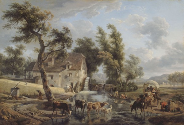 Le moulin, between 1772 and 1829. The Mill.