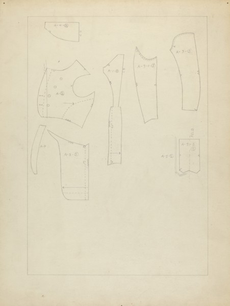 Sugar Merchant's Suit (Pattern), 1935/1942.
