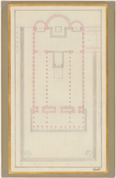 Ground Plan of a Cathedral for Berlin, 1827.