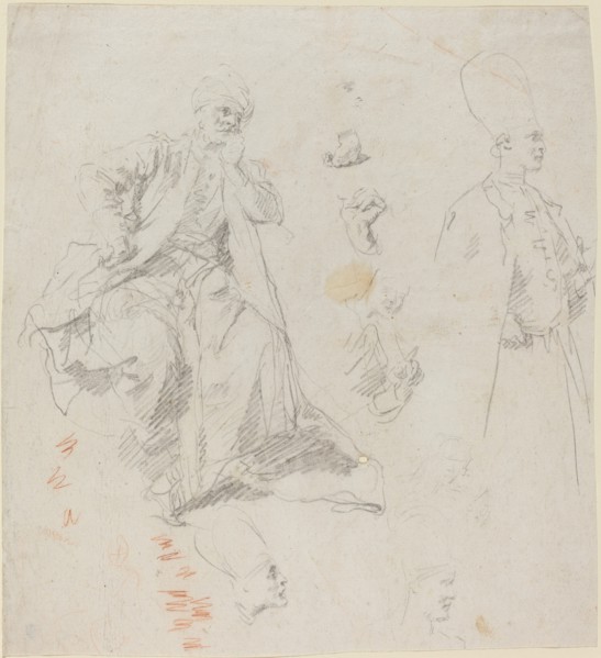 Caliph Aladin and His Counselors, late 1730s.