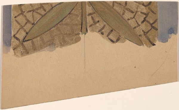 Study for a Border Design [recto], 1890/1897.