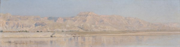 The Nile - Luxor (Mountains of Thebes), 1891.