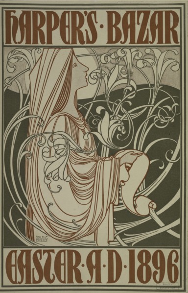 Harper's Bazar. [sic] Easter A. D. 1896, c1896.
