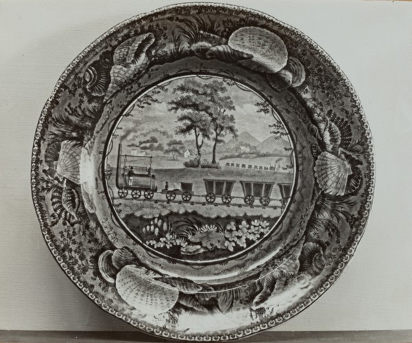 Plate - "Baltimore and Ohio Railroad", c. 1936.