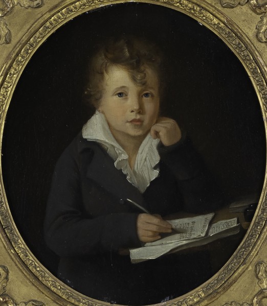 Portrait thought to be Ary Scheffer as a child.