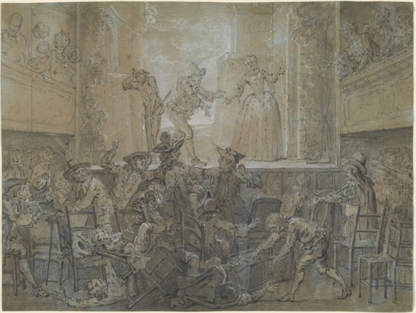 The Scene with the Tall Baguenodière, 1726/1727.