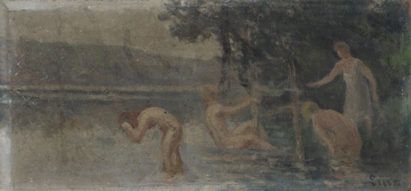 Baigneuses, late 19th-early 20th century. Bathers.
