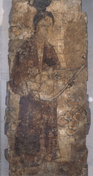 Pipa player (Tan pipa nüshi), between 960 and 1127.