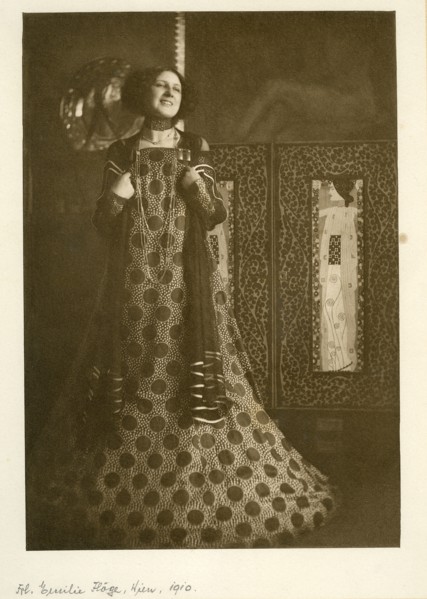 Portrait of Emilie Flöge, 1910. Private Collection.