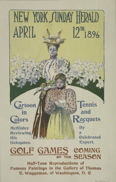 The New York Sunday herald. April12th 1896., c1896.