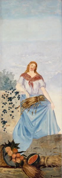Les quatre saisons - L'été, c.1860. Summer allegory.