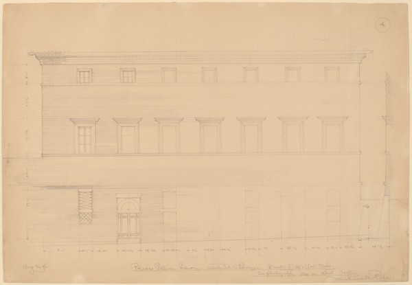 Palazzo Pollini, Siena, Attributed to Peruzzi, 1896.