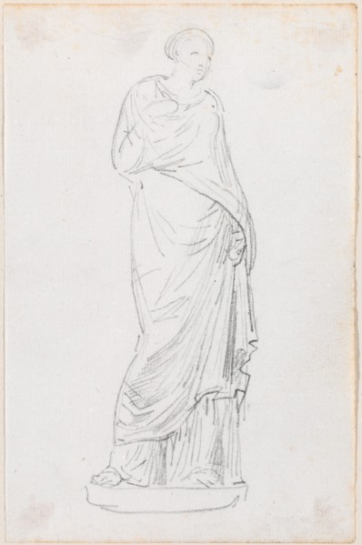 Statue of a Female in a Toga, probably c. 1754/1765.