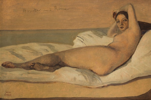 Marietta, 1843. Creator: Jean-Baptiste-Camille Corot.