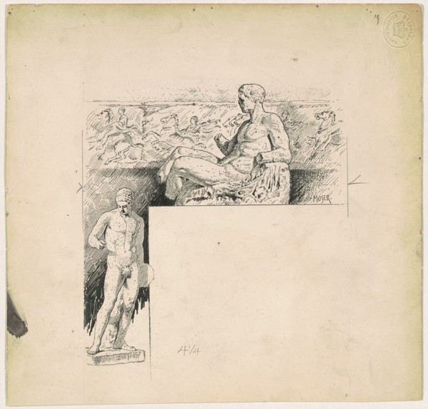 Casts from Antique Sculpture: The Parthenon, 1890-1891.