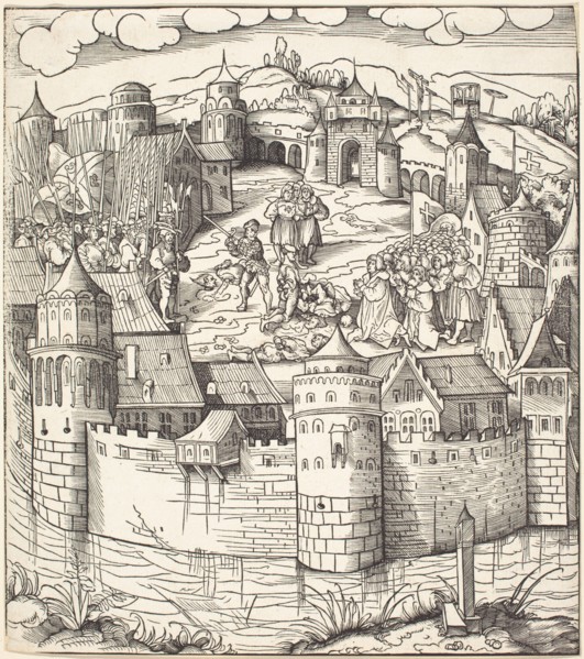 Execution of a Man at a Market-Place of a Town, 1514/1516.