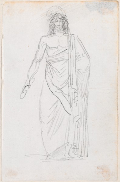 Statue of Zeus Holding a Thunderbolt, probably c. 1754/1765.