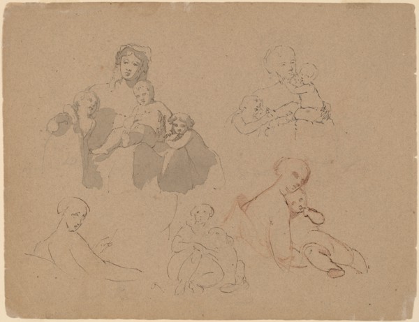 Studies: Major Thomas Biddle and Thomas Wilcocks Sully, 1820.