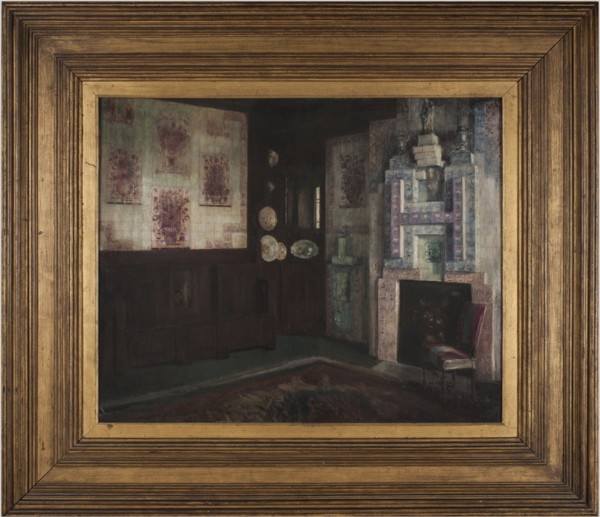 La salle à manger à Hauteville House, between 1880 debut 1900.