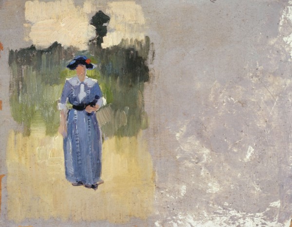 Etude de personnage (Le cours La Reine), between 1913 and 1914.