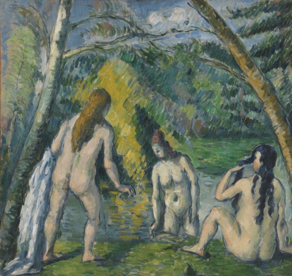 Trois baigneuses, between 1879 and 1882. Creator: Paul Cezanne.