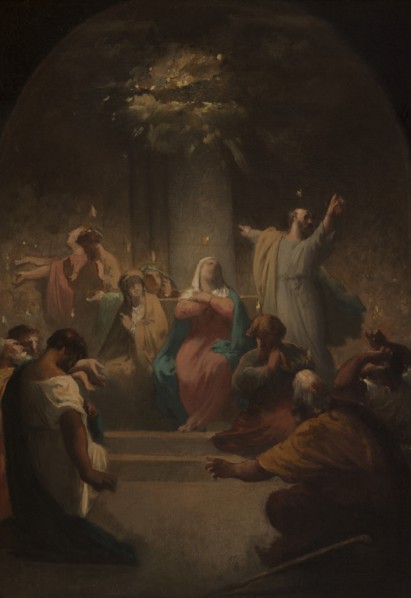 Sketch for the church of Saint-Etienne-du-Mont: Pentecost, 1864.