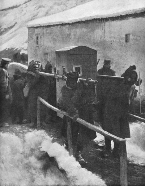''La tragedie Serbe; la "Chaise" du Voivode.', 1916. Creator: Unknown.
