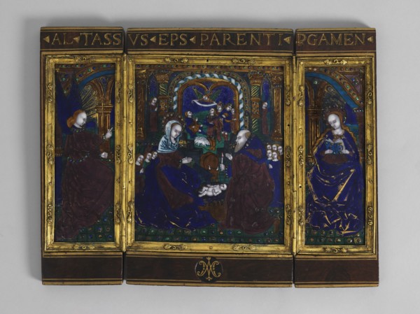 Nativity between the Angel and the Virgin of the Annunciation, c.1500.