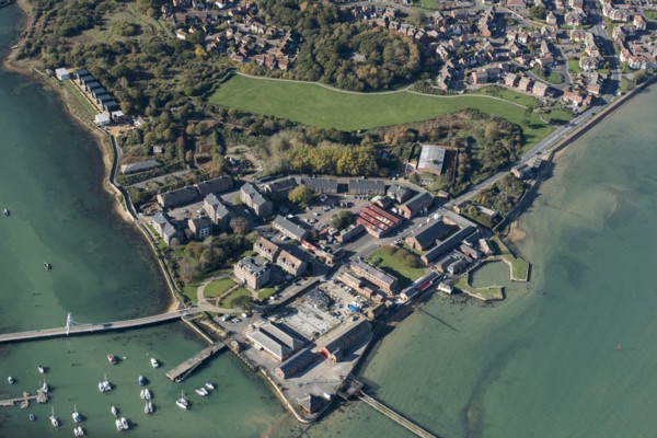 Priddy's Hard, a former Royal Ordnance Depot, Gosport, Hampshire, 2020.
