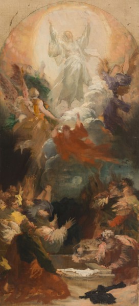 Sketch for the church of Notre-Dame-de-la-Croix : the Assumption, 1882.